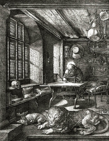 Als das Licht ins Bild fiel: Albrecht Dürers Kupferstich „Hieronymus im Gehäus“